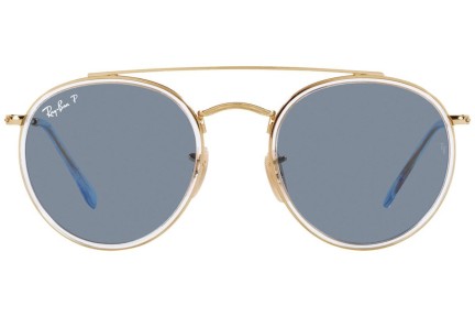 Solglasögon Ray-Ban Round Double Bridge RB3647N 001/02 Runda Guld