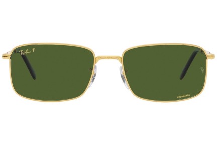 Solglasögon Ray-Ban RB3717 9196P1 Polarized Rektangulära Guld