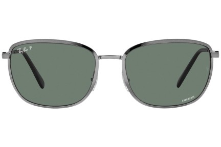 Solglasögon Ray-Ban RB3705 004/O9 Rektangulära Silver