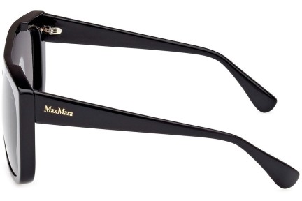 Solglasögon Max Mara MM0073 01A Flat Top Svart