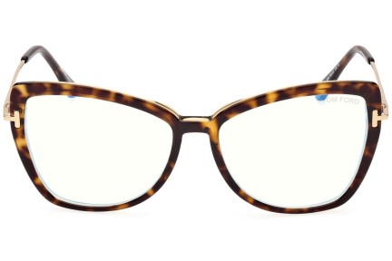 Glasögon Tom Ford FT5882-B 056 Cat Eye Havana