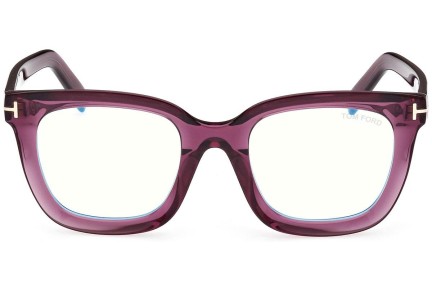 Glasögon Tom Ford FT5880-B 081 Fyrkantig Lila