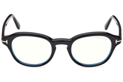 Glasögon Tom Ford FT5871-B 001 Runda Svart