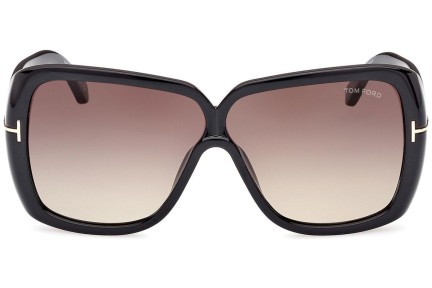 Solglasögon Tom Ford FT1037 01B Oversize Svart