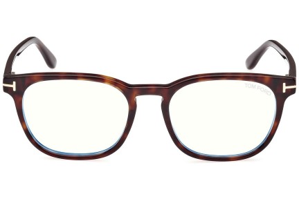 Glasögon Tom Ford FT5868-B 052 Fyrkantig Havana