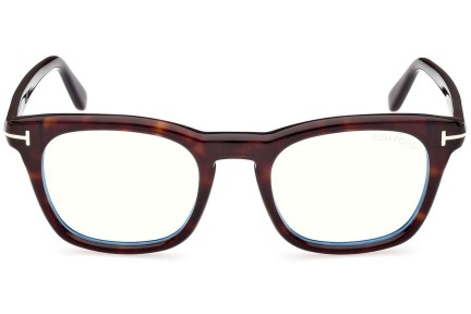 Glasögon Tom Ford FT5870-B 052 Fyrkantig Havana