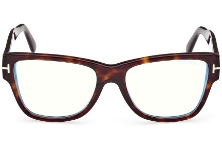 Glasögon Tom Ford FT5878-B 052 Fyrkantig Havana