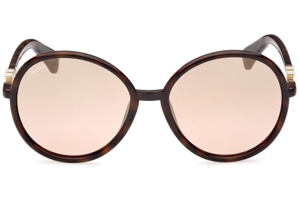 Solglasögon Max Mara MM0065 52G Runda Svart