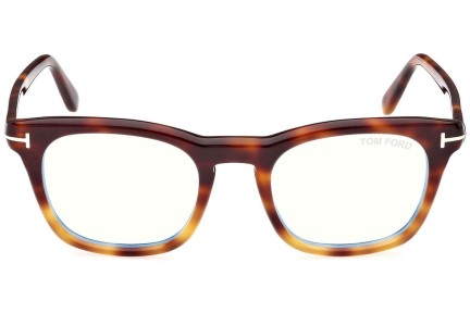 Glasögon Tom Ford FT5870-B 056 Fyrkantig Havana