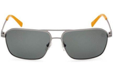 Solglasögon Timberland TB9316 09R Polarized Rektangulära Silver