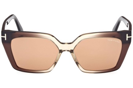 Solglasögon Tom Ford FT1030 47J Cat Eye Brun