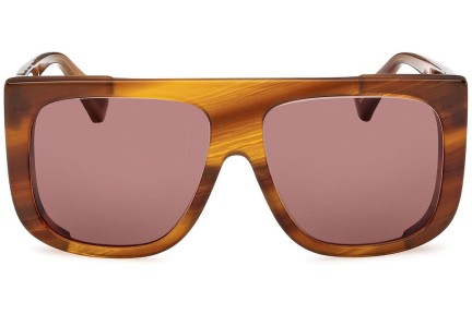 Solglasögon Max Mara MM0073 50E Flat Top Havana