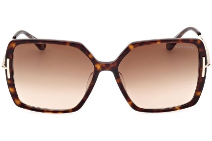 Solglasögon Tom Ford FT1039 52F Fyrkantig Havana