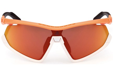 Solglasögon Adidas Sport SP0055 21L Enkel Lins | Shield Orange