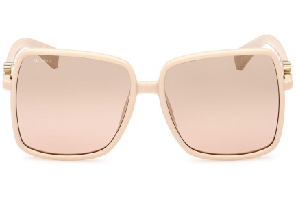 Solglasögon Max Mara MM0064-H 25G Oversize Beige