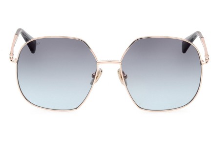 Solglasögon Max Mara MM0061 28W Runda Guld