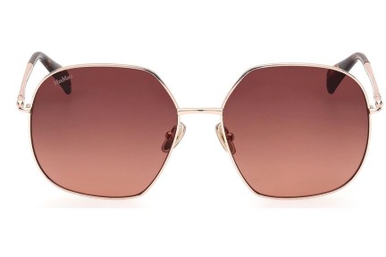 Solglasögon Max Mara MM0061 28F Runda Guld