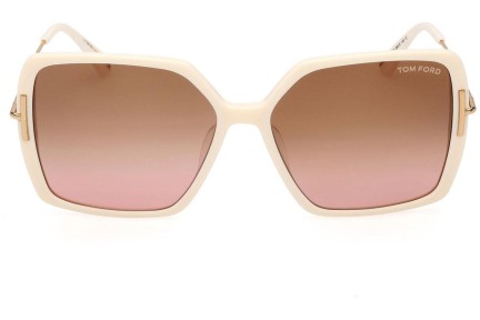 Solglasögon Tom Ford FT1039 25F Fyrkantig Beige