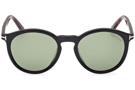 Solglasögon Tom Ford FT1021 01N Runda Svart