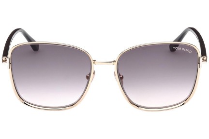 Solglasögon Tom Ford FT1029 28B Fyrkantig Guld