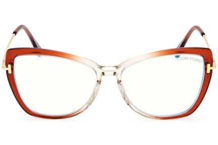 Glasögon Tom Ford FT5882-B 044 Cat Eye Flerfärgs