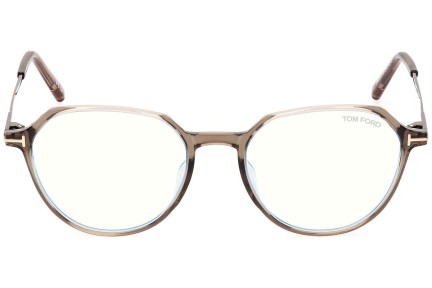 Glasögon Tom Ford FT5875-B 045 Runda Brun