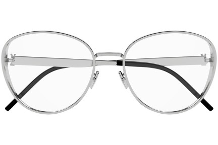 Glasögon Saint Laurent SLM93 001 Fyrkantig Silver