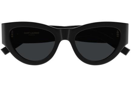 Solglasögon Saint Laurent SLM94 001 Cat Eye Svart