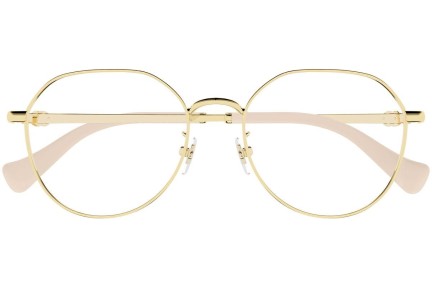 Glasögon Gucci GG1145O 003 Runda Guld