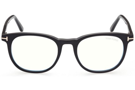 Glasögon Tom Ford FT5754-B 001 Runda Svart