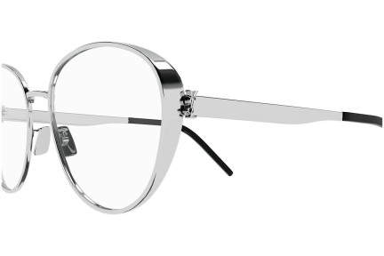 Glasögon Saint Laurent SLM93 001 Fyrkantig Silver