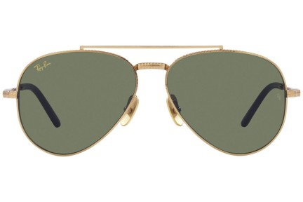 Solglasögon Ray-Ban Aviator Titanium Titanium Collection RB8225 313852 Pilot Guld