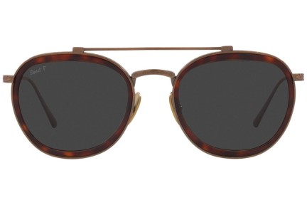 Solglasögon Persol PO5008ST 801648 Polarized Runda Havana