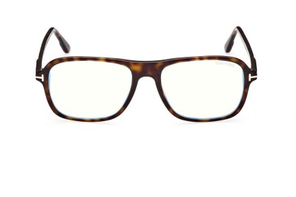 Glasögon Tom Ford FT5806-B 052 Fyrkantig Havana