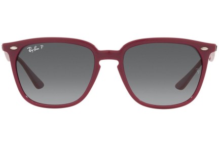 Solglasögon Ray-Ban RB4362 6383T3 Polarized Fyrkantig Röd