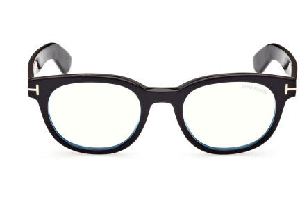 Glasögon Tom Ford FT5807-B 001 Runda Svart