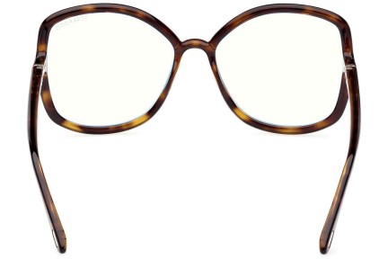 Glasögon Tom Ford FT5845-B 052 Fyrkantig Havana