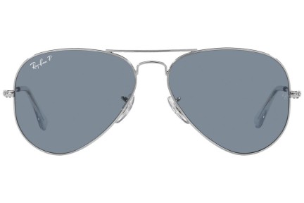 Solglasögon Ray-Ban Aviator RB3025 003/02 Polarized Pilot Silver