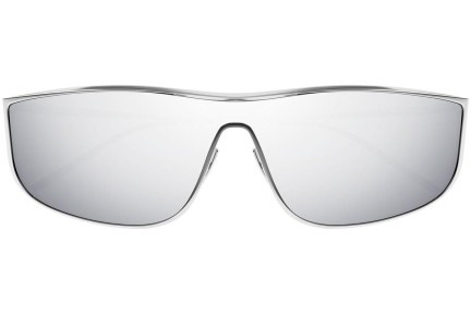 Solglasögon Saint Laurent SL605LUNA 003 Enkel Lins | Shield Silver