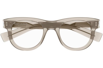 Glasögon Saint Laurent SL571OPT 004 Runda Beige