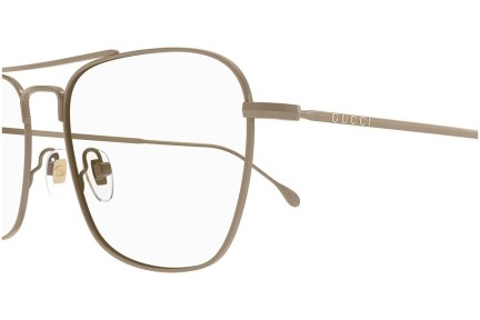 Glasögon Gucci GG1183O 003 Rektangulära Beige