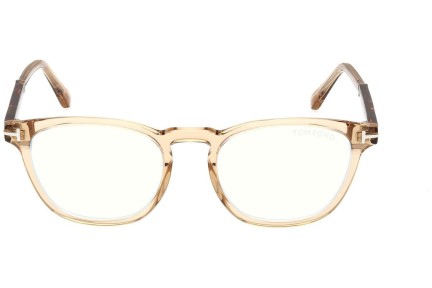 Glasögon Tom Ford FT5890-B 047 Runda Brun