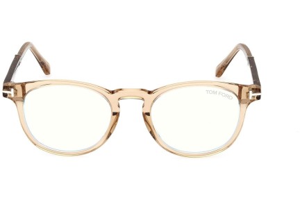 Glasögon Tom Ford FT5891-B 047 Runda Brun