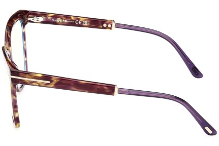 Glasögon Tom Ford FT5892-B 055 Fyrkantig Havana