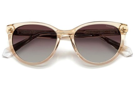 Solglasögon Polaroid PLD4111/S/X HAM/LA Polarized Cat Eye Beige