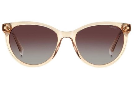 Solglasögon Polaroid PLD4111/S/X HAM/LA Polarized Cat Eye Beige