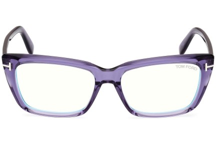 Glasögon Tom Ford FT5894-B 081 Fyrkantig Lila