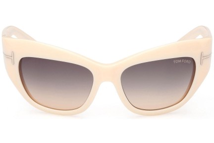 Solglasögon Tom Ford Brianna FT1065 25B Cat Eye Beige