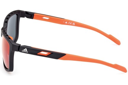 Solglasögon Adidas Sport SP0047 02Z Rektangulära Svart