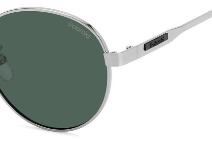 Solglasögon Polaroid PLD2144/G/S/X 6LB/UC Polarized Oval Silver